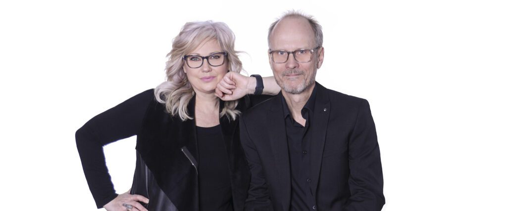 Kim Nielsen and Lance Nielsen, co-founders of RCKSTR hair and body care