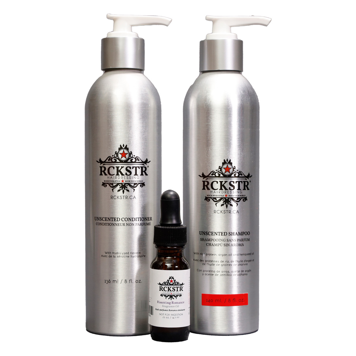 Haunting romance shampoo and conditioner with fragrance oil bundle